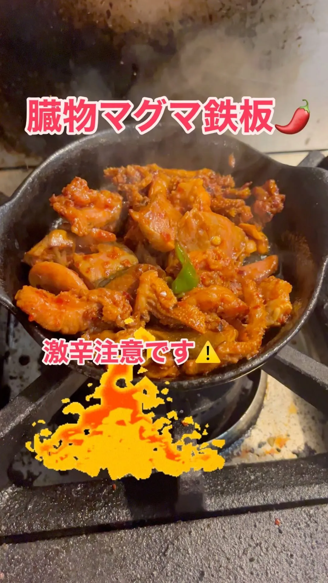 臓物マグマ鉄板🌶️